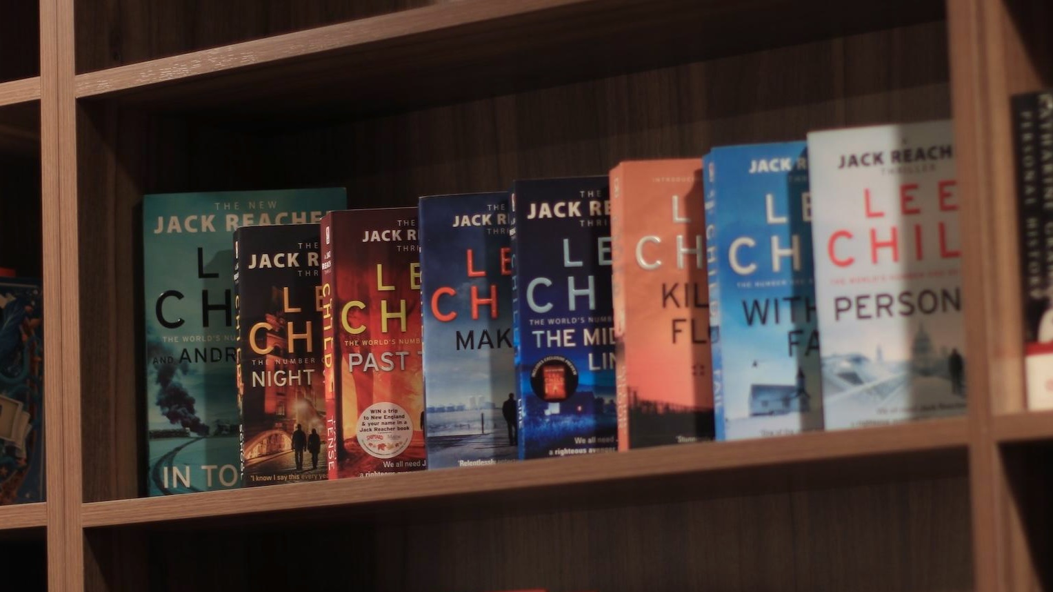 Jack Reacher collection from The Hidden Spine